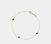 Gold Birthstone Stacking Bracelet