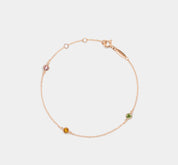 Gold Birthstone Stacking Bracelet