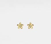 Dainty Gold Flower Stud Earrings for Friends