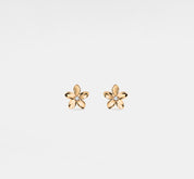 Dainty Gold Flower Stud Earrings for Friends