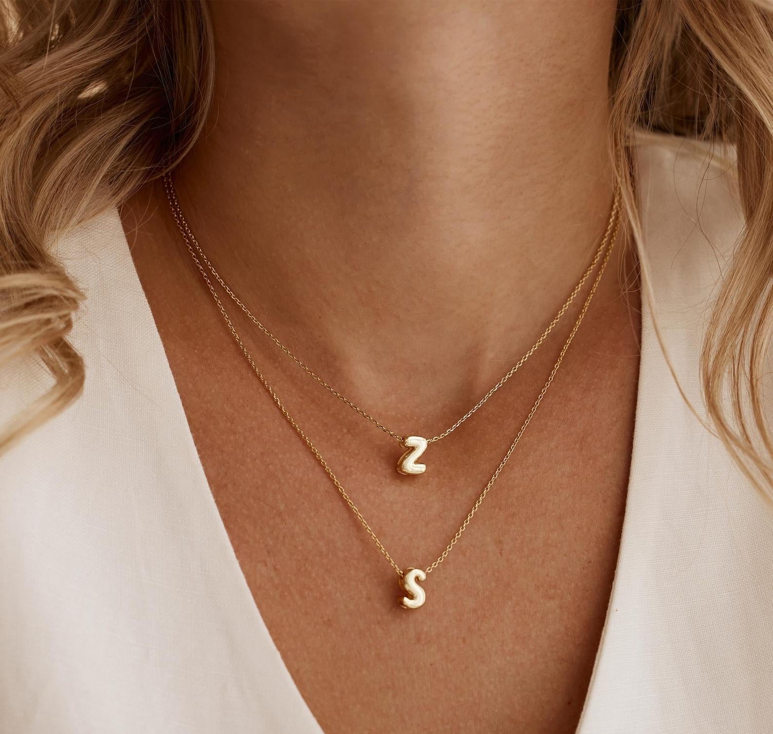 Personalized Minimalist Initial Necklace