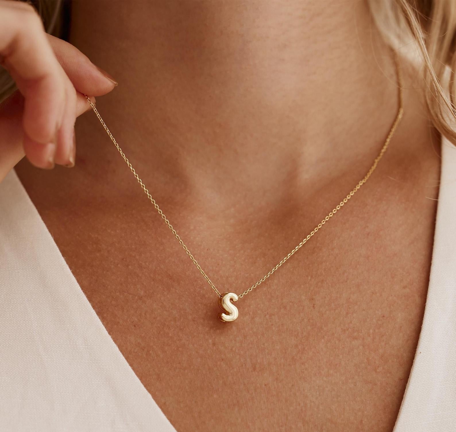 Personalized Minimalist Initial Necklace