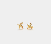 Dainty Gold Star Stud Earrings for Friends