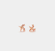 Dainty Gold Star Stud Earrings for Friends