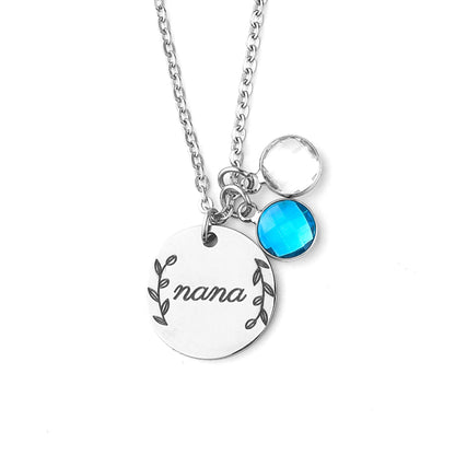 Personalized Birthstone Pendant Necklace