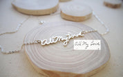 Personalized Handwriting Memorial Necklace