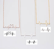 Personalized Baby Heartbeat Necklace