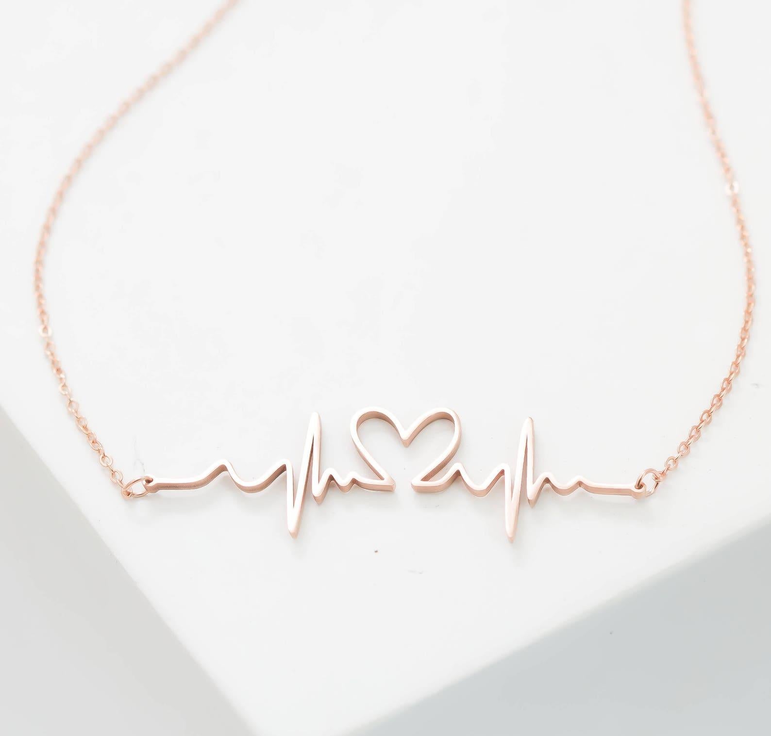 Personalized Baby Heartbeat Necklace