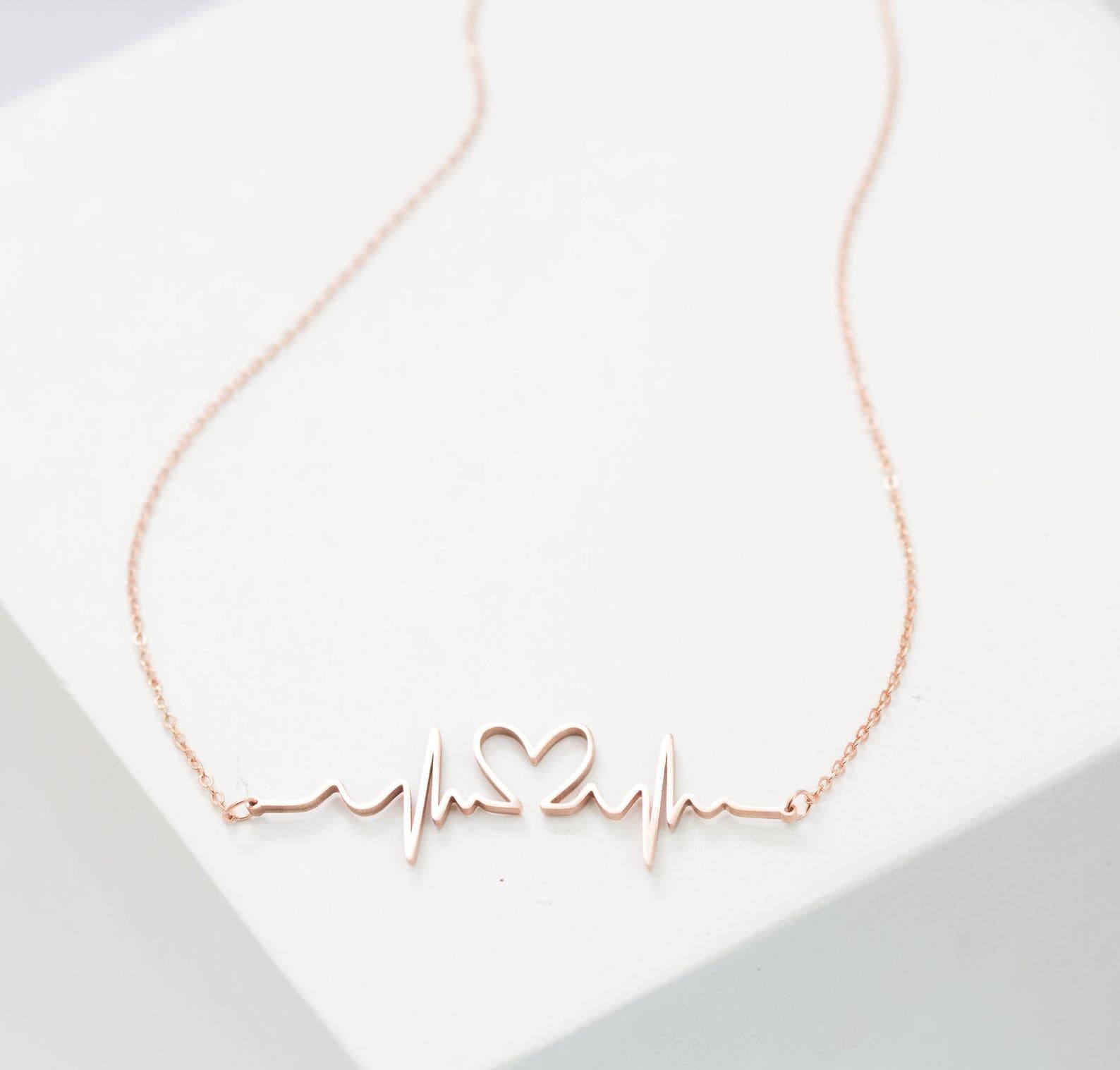 Personalized Baby Heartbeat Necklace