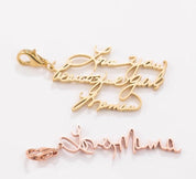 Personalized Handwriting Charm Jewelry