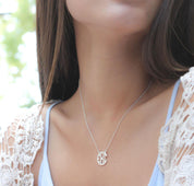 Dainty Monogram Initials Necklace