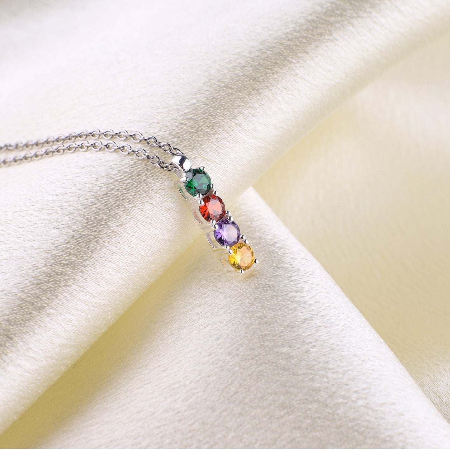 Personalized Birthstone Necklace