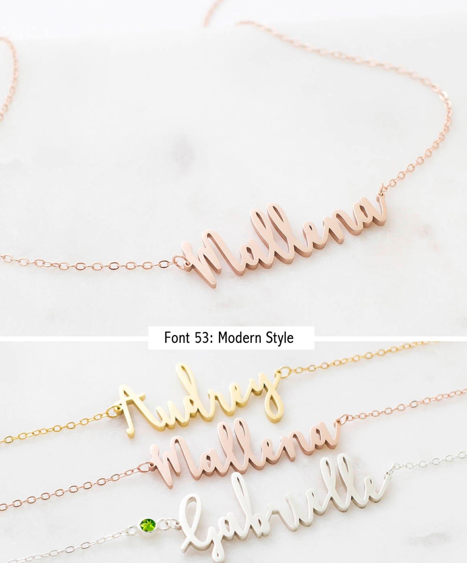 Custom Dainty Name Necklace for Any Occasion