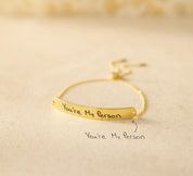 Personalized Handwriting Bracelet for Friends