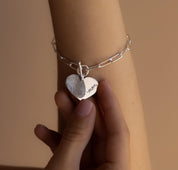 Personalized Handwriting Charm Bracelet