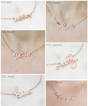 Triple Name Necklace for Family или Custom Name Necklace