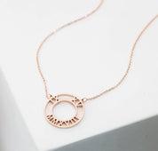 Personalized Roman Numerals Necklace for Mom