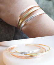 Personalized Coordinates Bracelet for Her