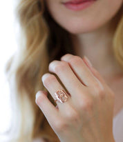 Personalized Sterling Silver Monogram Ring