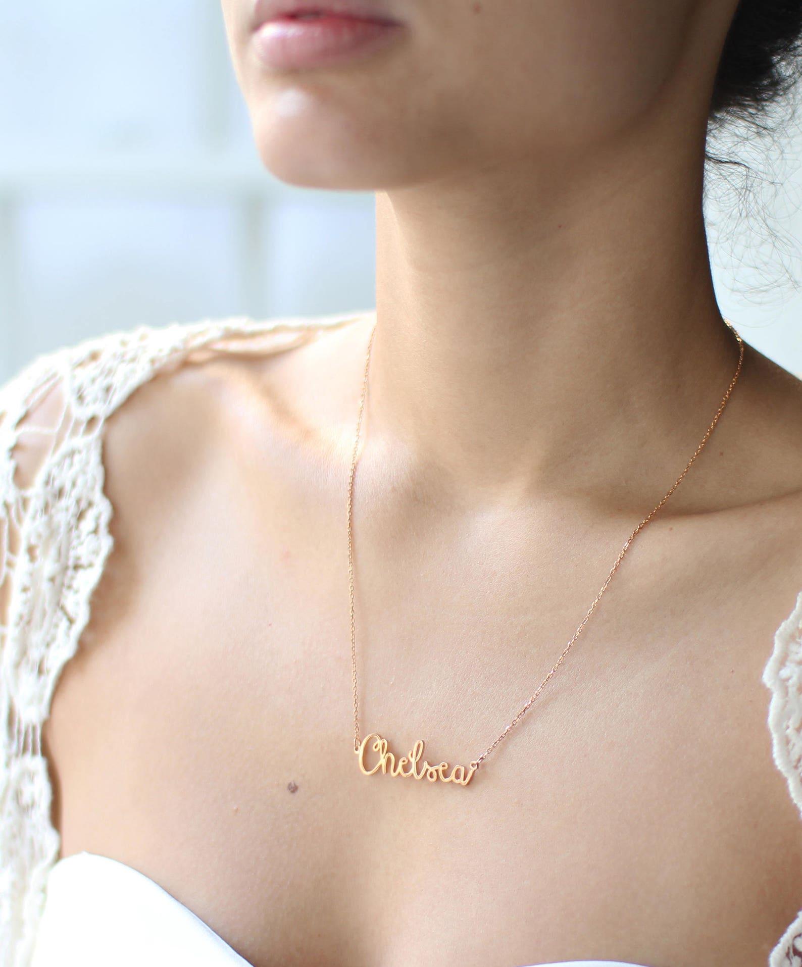 Personalized Sterling Silver Name Necklace