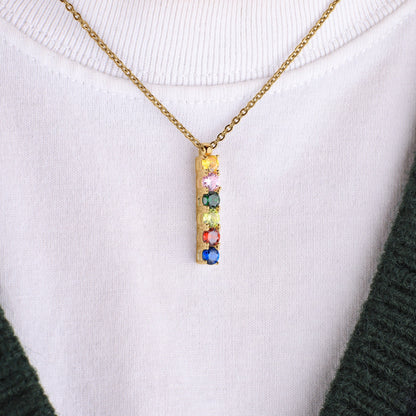 Personalized Birthstone Necklace