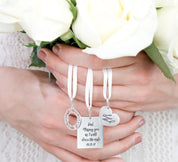 Handwriting Charm for Bridal Bouquets