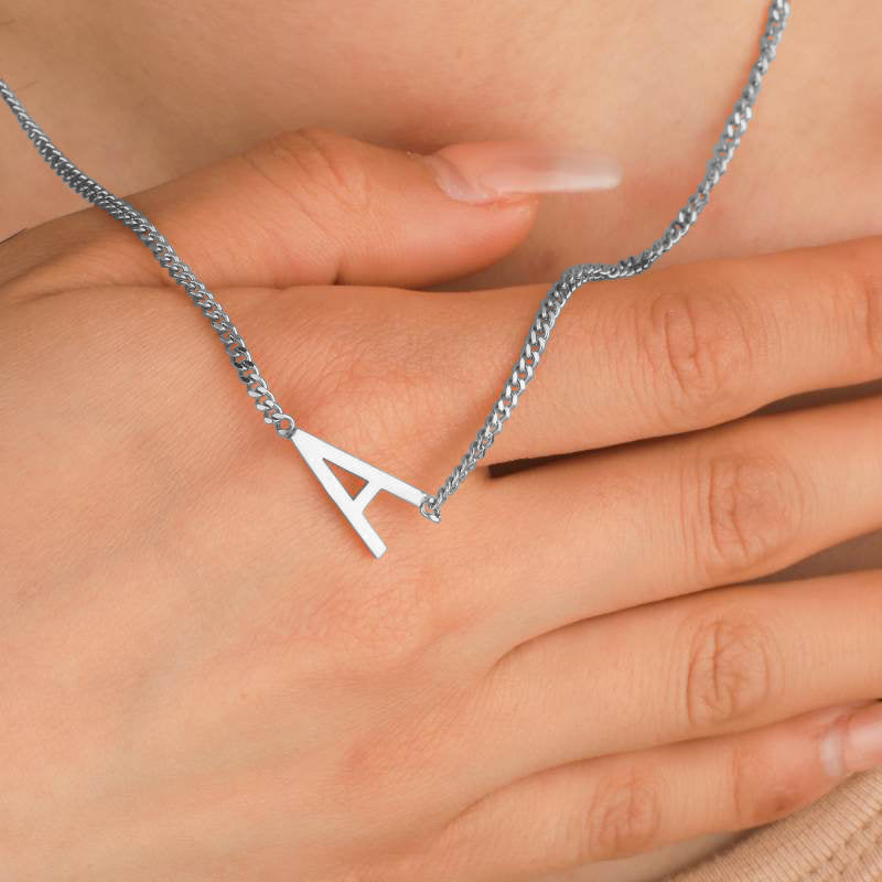 Slim Initial Necklace