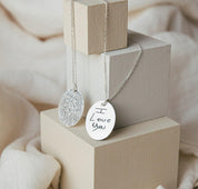 Sterling Silver Handwriting Necklace