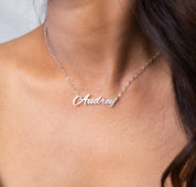 Sterling Silver Name Necklace Gift