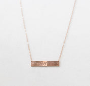 Fingerprint Necklace in Silver Gold Rose Gold