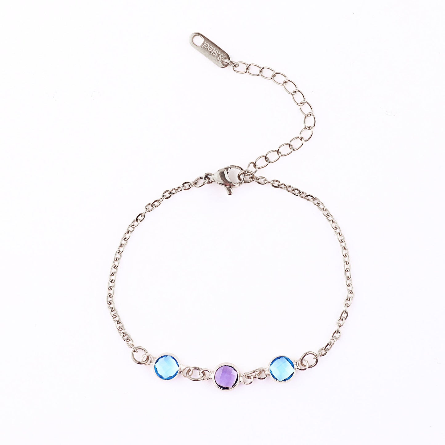 Custom Birthstone Bracelet