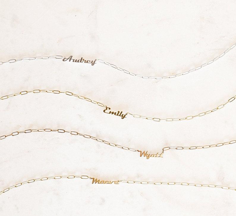 Personalized Dainty Name Necklace in Sterling Silver