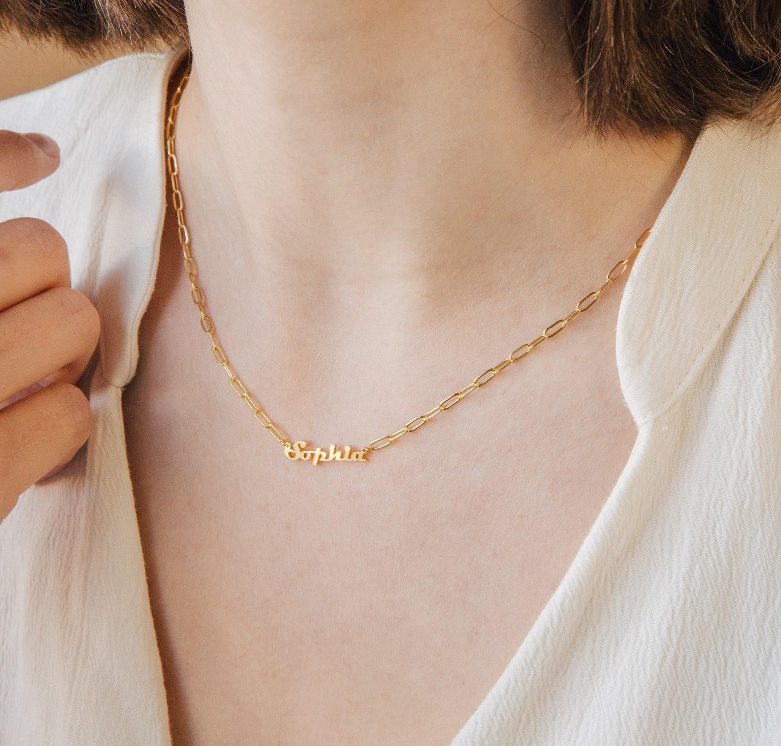 Personalized Dainty Name Necklace in Sterling Silver