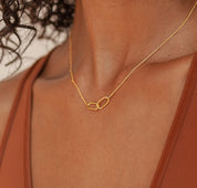 Infinity Heart Pendant Necklace