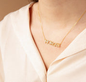 Custom Diamond Name Necklace for Special Occasions