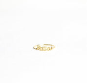 Personalized Dainty Name Ring for New Moms