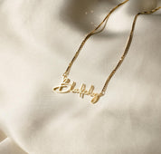 Custom Gold Name Necklace for Her