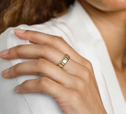 Chunky Gold Statement Ring