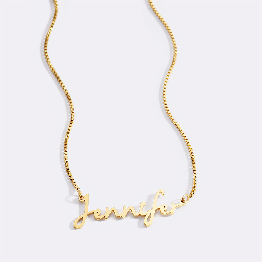 Personalized Modern Name Necklace