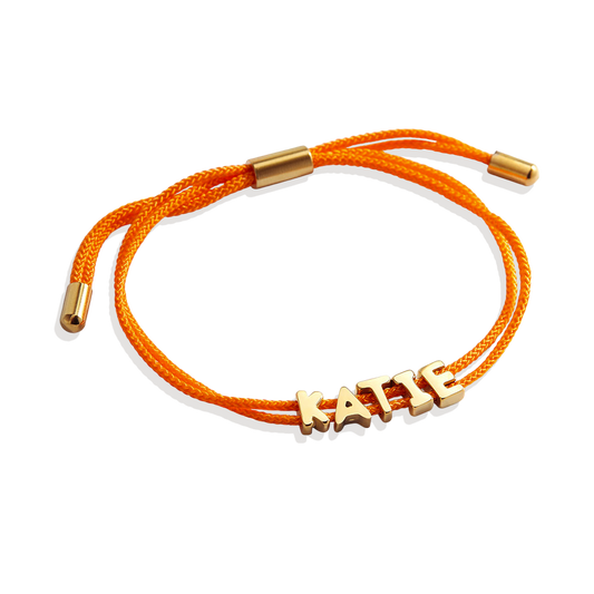 Customized Adjustable Name Bracelet