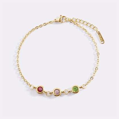 Custom Birthstone Bracelet