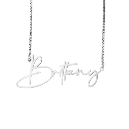 Personalized Modern Name Necklace