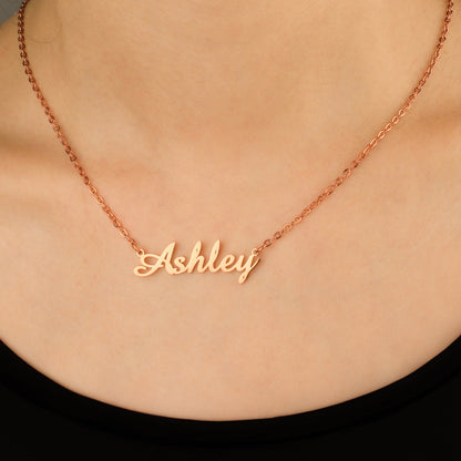 Personalized Quill Name Necklace