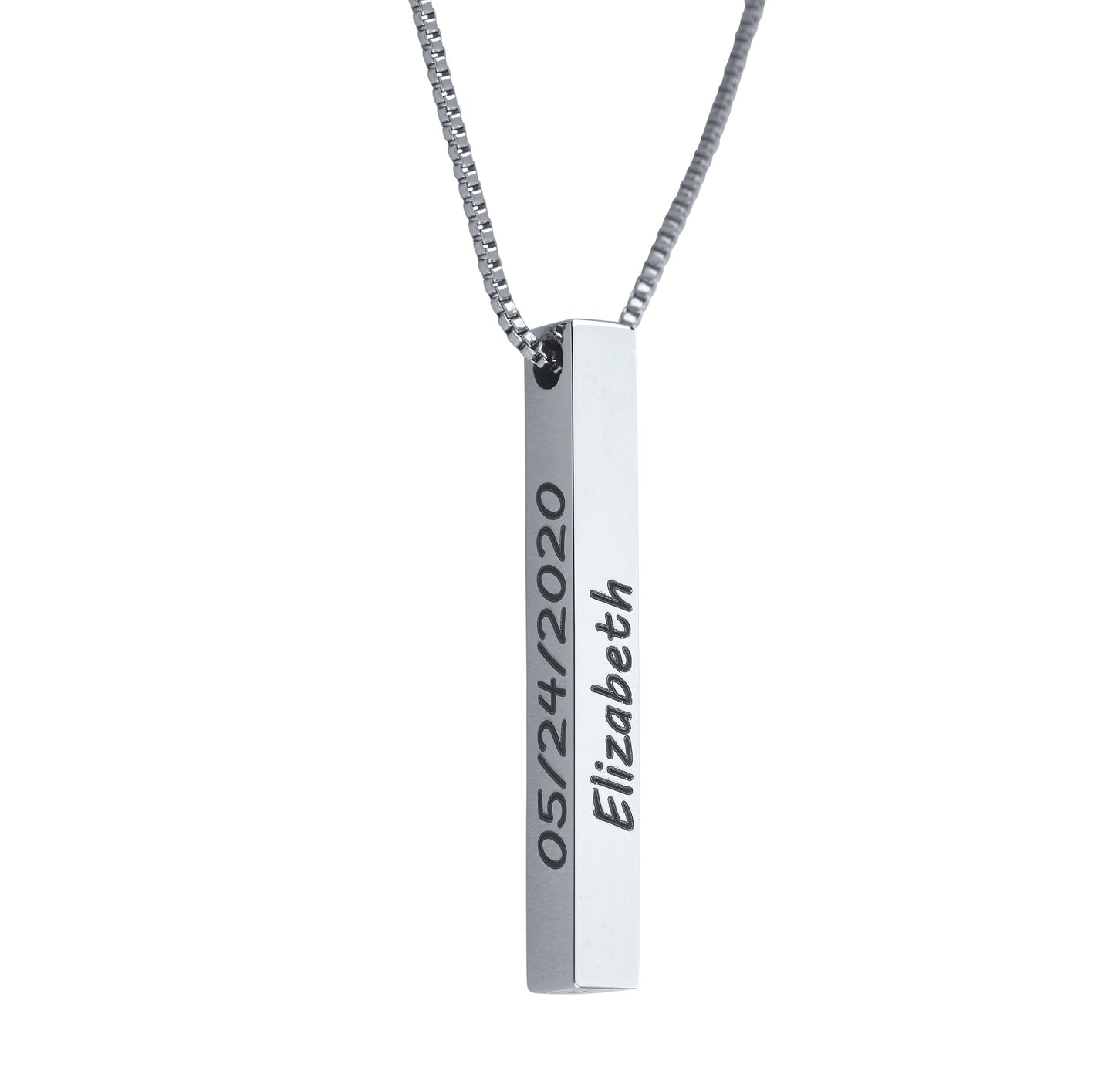 Pillar Bar Personalized Necklace