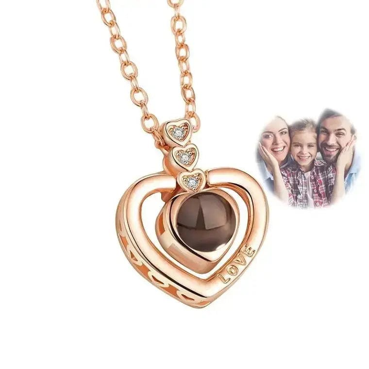 Customized Projection Photo Necklace Bracelet Keychain