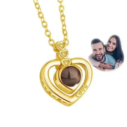 Customized Projection Photo Necklace Bracelet Keychain