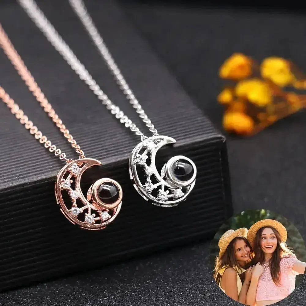 Personalized Projection Photo Jewelry Set