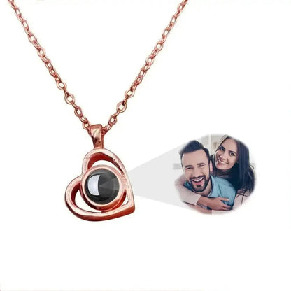 Personalized Projection Photo Jewelry Set