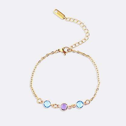 Custom Birthstone Bracelet