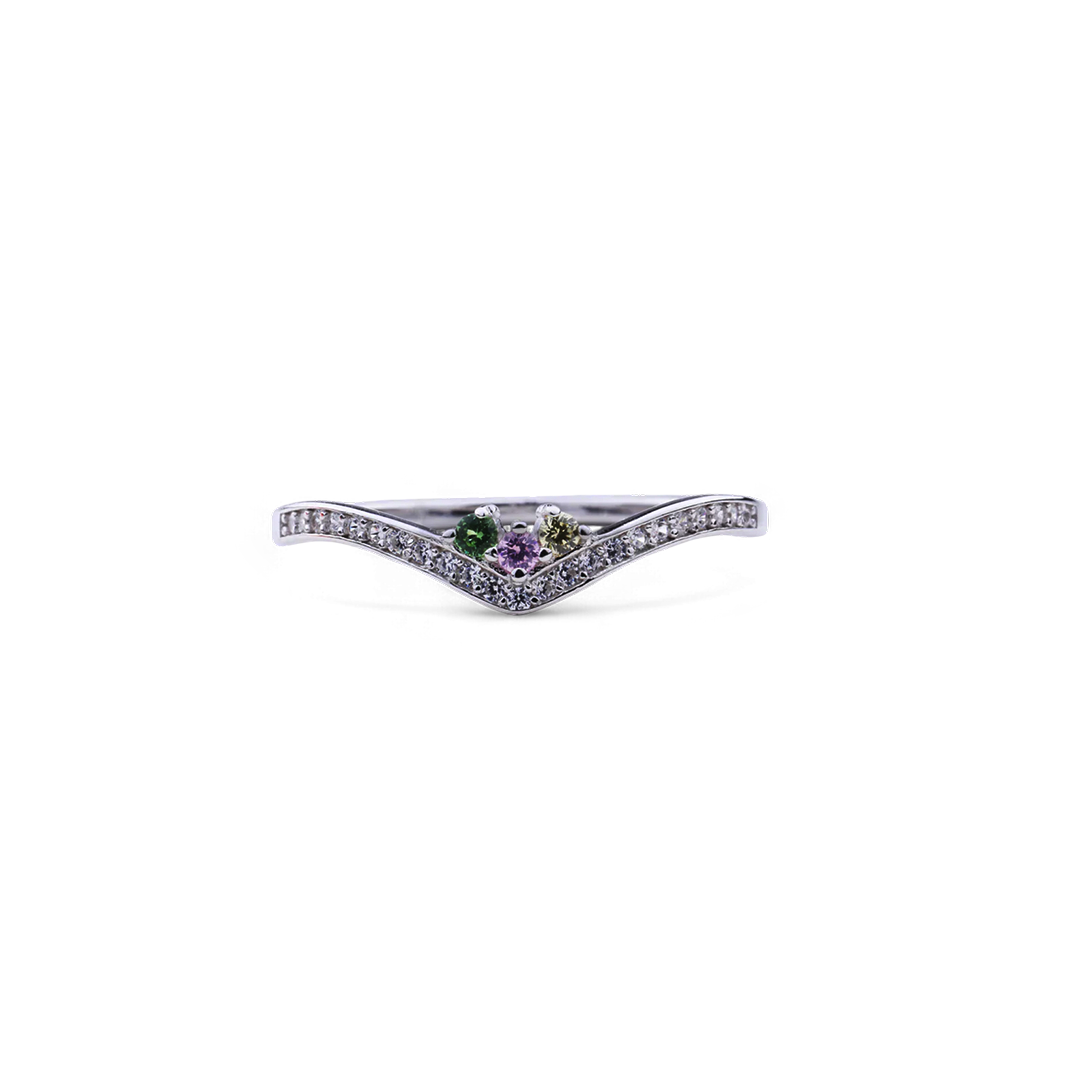 Personalized Birthstone Venus Ring